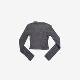 Mife Choker Knit T-shirt