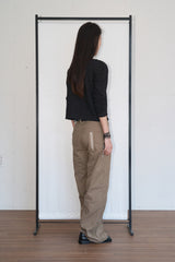 Stitch Two Button Pants (Khaki/3size)