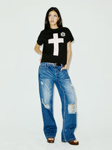 CROSS TEE BLACK