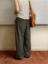 Linen Pintuck pants
