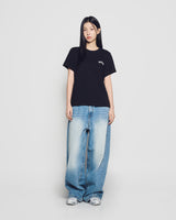 25FW WOMAN GOLD CHAIN BEAR DOLL SHORT SLEEVE T-SHIRT