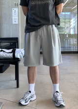 Look Wibird Supima Pigment Bermuda Pin Tuck Shorts