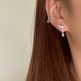 ミニリボンピアス
