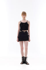 GAGA RIBBON BUSTIER / BLACK