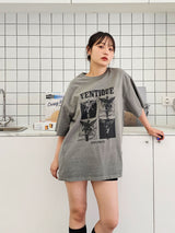 VENTIQUE ピグメントダークエンジェルTシャツ2color