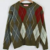 Rouge Argyle - knt