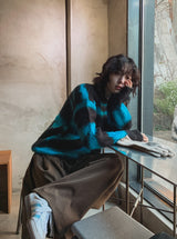 Snake Mohair Round Knit