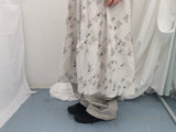 Semi-balloon pocket cotton pants