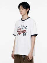 out of control overfit ringer t-shirt (3color)