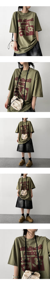 [Basic & long] Ichi banding side pintuck pleated denim Bermuda shorts