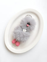 Cosymosy Mini Bird Keyring - Blue Gray
