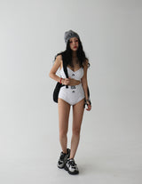 [UNISEX] ウェーブレタリングビーニー
