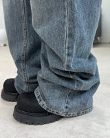 Nerit Washed Flare Denim Pants
