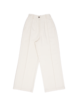 Back string pants (beige)