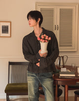 ビリーバーリネンチェックロングスリーブシャツ