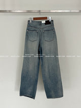 Insider pintuck wide jeans