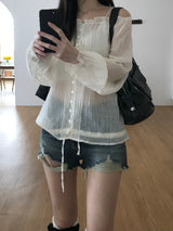 Salty Off-Shoulder Blouse (2 colors)