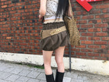 シューズレイヤードパンプキンショーツ