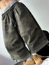 STRAP🪢 MILITARY CAMOUFLAGE PARACHUTE BERMUDA 🩶🖤💚2COLOR
