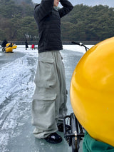 Double Pocket Multi Cargo Sweatpants 4C
