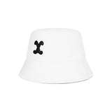 VA Curved Patch Bucket Hat / White