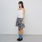 Knot check skirt