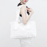 Arina Shirring Ribbon Shoulder Bag