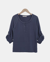 フート ロールアップ ロングスリーブ Tシャツ