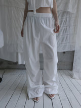 Slow Pintuck Nylon Pants