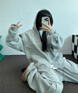 2ウェイ🤎 ハーディービッグフーディージップアップ🤎🩶🖤3カラー