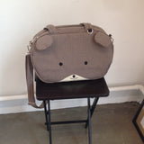 ミニハムスター ショルダー クロスバッグ(brown)