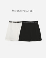フィレコットンミニスカート (including belt)