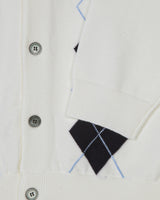 Thebel Argyle Knit Cardigan