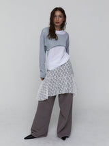 Cotton Cropped Top_Skyblue