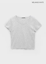 [B-BASIC] スタンダードUネック半袖Tシャツ