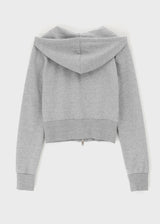 [B-BASIC] Light Sweat Slim Hooded Zip-Up