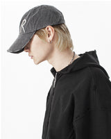 RIR DESTROYED WASHED CAP (GRAY)