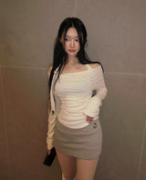 Soyou Low-Rise Eyelet Skirt