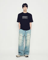 25FW MULTI AC BEAR FACE LOGO SHORT SLEEVE T-SHIRT BLACK