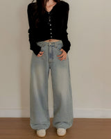  Mua Wide Denim Pants