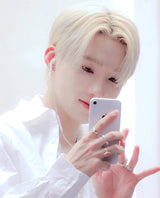[The Boyz Juyeon, New Worn] コンパスエンブレムマザーオブパール925シルバー+ 14kゴールドメッキ調節可能なサイズリングR030-04G