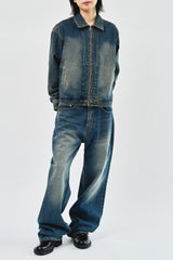 Norten Washed Denim Jacket_Blue