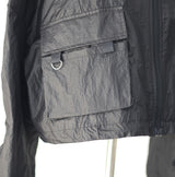 Oban shirring pocket string overfit windbreaker