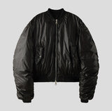 Foreign Glossy Reversible Crop Padding