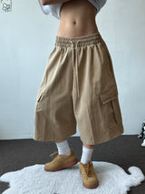 Mighty Hip Patch Cargo Bermuda Shorts 3color