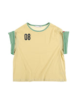 BUTTON DOUBLE SLEEVE T (YELLOW)