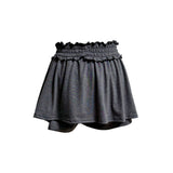 (2color) Smocked Flare Culotte Skirt Pants