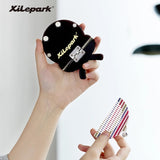 Design-sensory bow portable mirror with comb