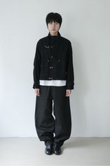 buckle neck field jacket