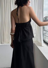 HALTER BLOUSE TOP